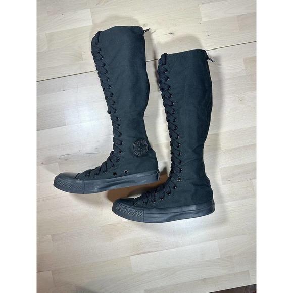 Converse Shoes - Converse Tall Chuck Taylor Knee High Sneaker Shoes Lace Zip Up Womens Sz 6 Men 4